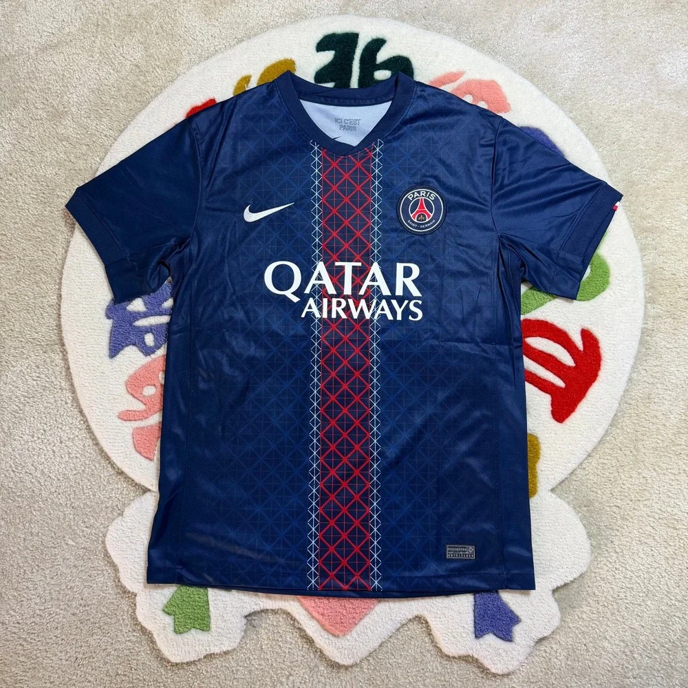 Nike Paris Saint-Germain PSG 2023/24 Home Jersey Navy Blue Mens Size M NWT